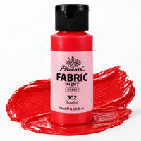 Farba na textil Phoenix 59 ml šarlátová 302