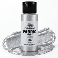Farba na textil Phoenix 59 ml strieborná 120