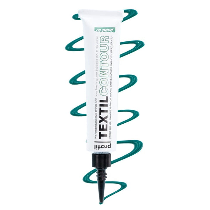 Farba Profil na svetlý textil s aplikátorom 25 ml – tmavo zelená