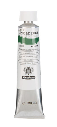 Farby na linoryt Schmincke aqua-LINOPRINT 120 ml – 530 Oxid chrómu zelený (odtieň)