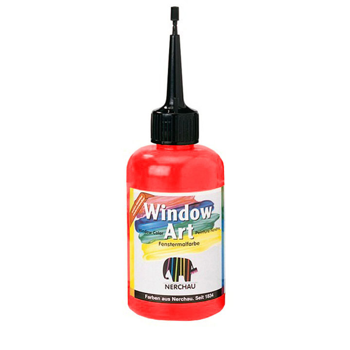 Farby na sklo Window Art 80ml – červená