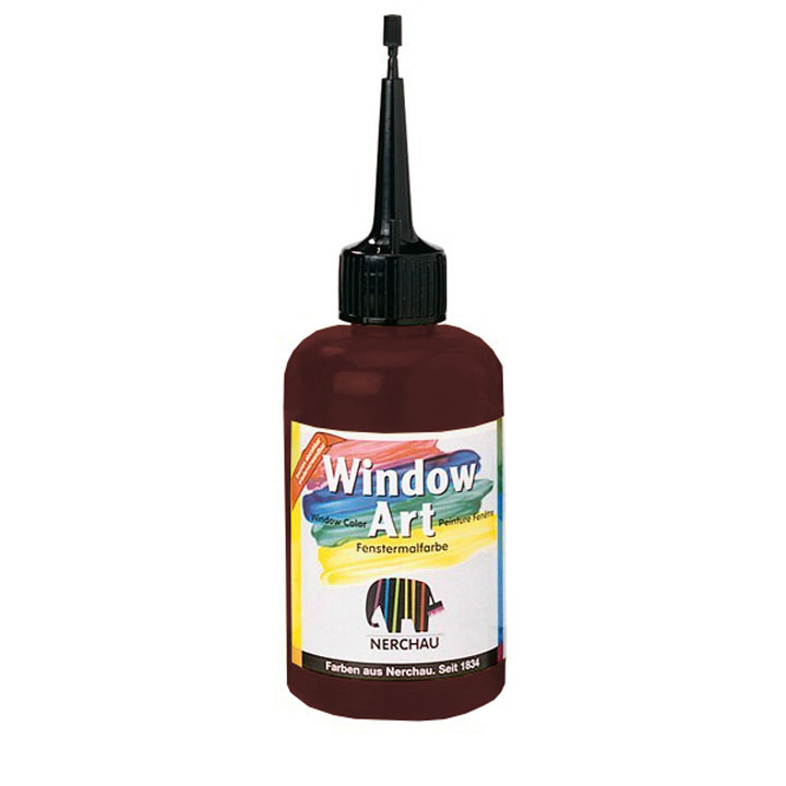 Farby na sklo Window Art 80ml – hnedá