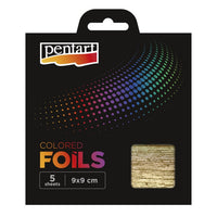 Farebná fólia Pentart 5 listov - 9 x 9 cm | rôzne odtiene — obrázok 7