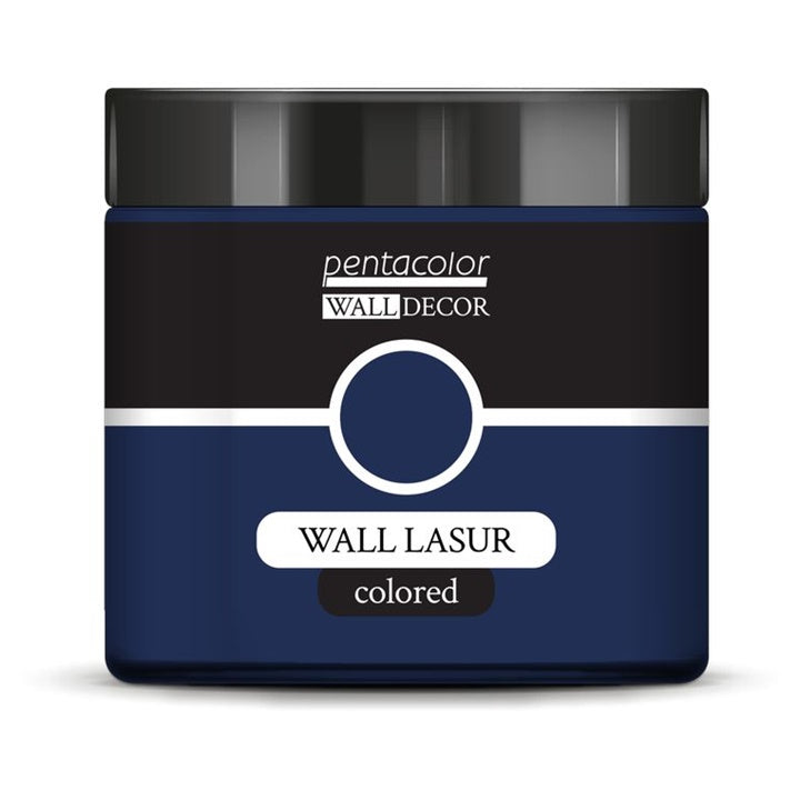 Farebná lazúra na stenu Wall Decor 500 ml – Oceľová modrá