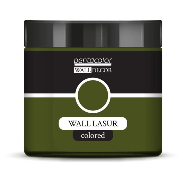 Farebná lazúra na stenu Wall Decor 500 ml – Olivová