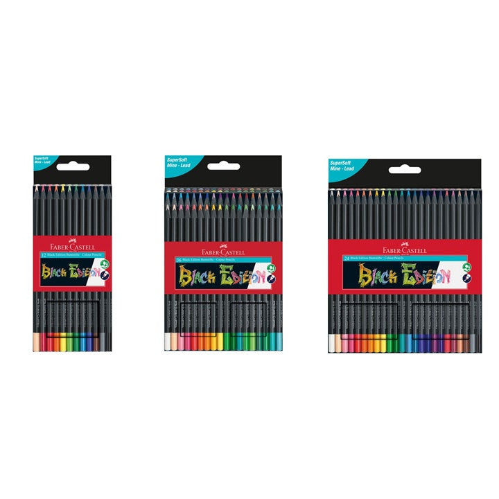 Farebné pastelky Faber-Castell Black Edition