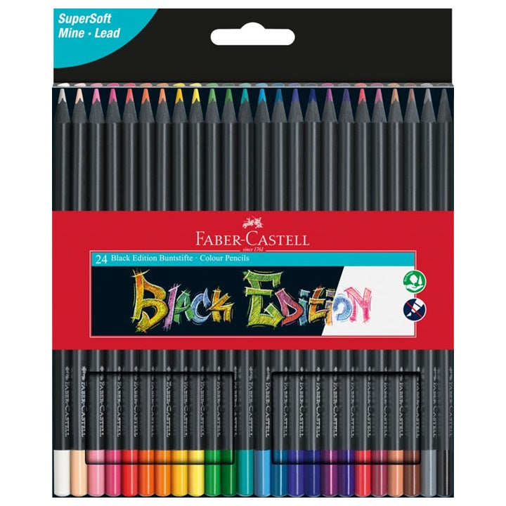 Farebné pastelky Faber-Castell Black Edition