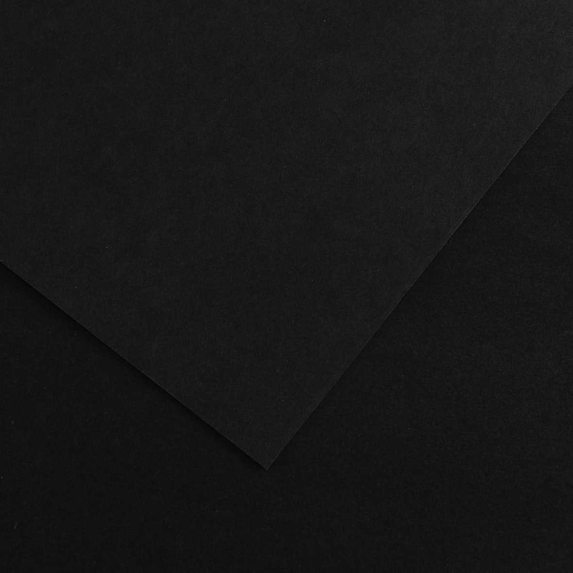 Farebný papier Canson Vivaldi A4 185 g – Čierna 38