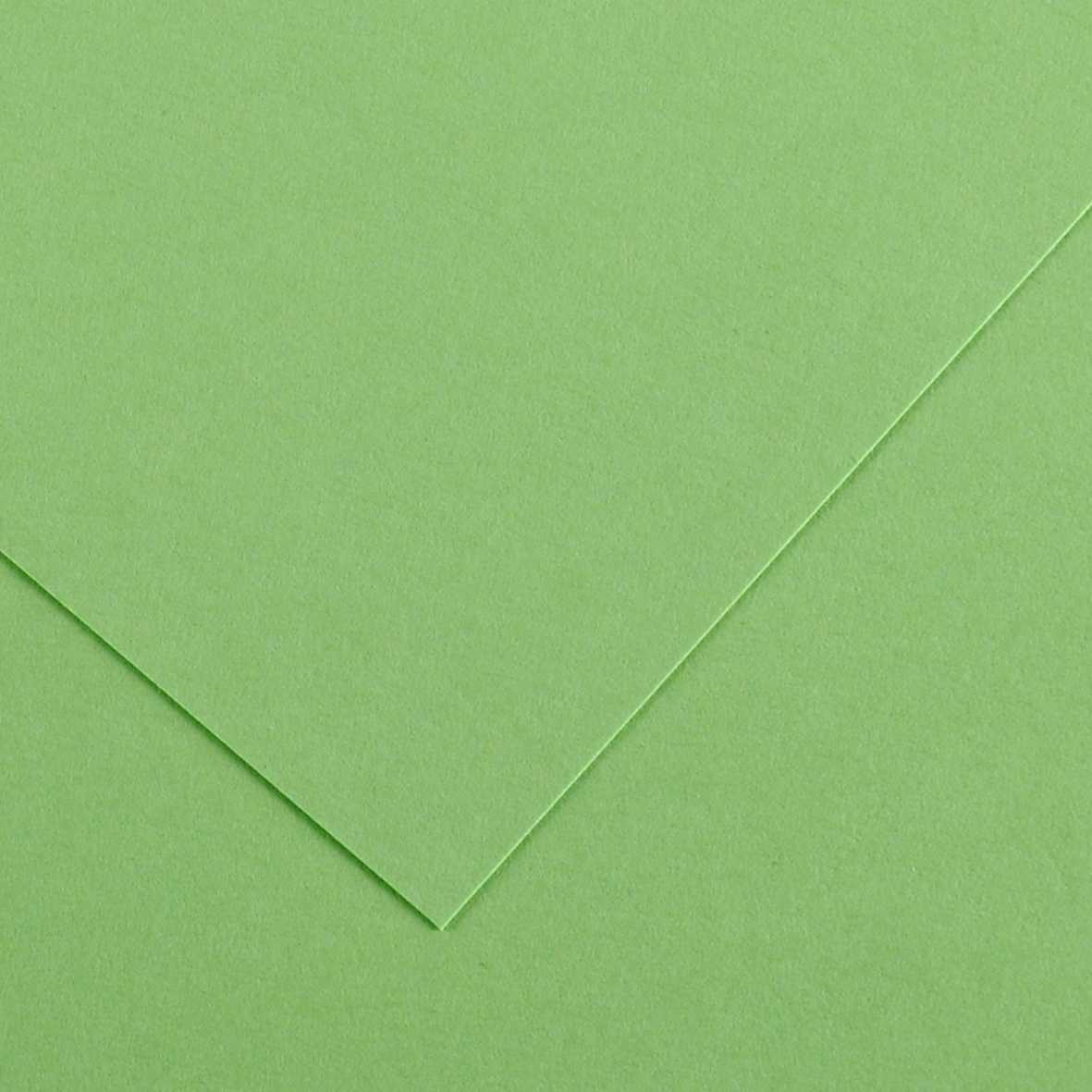 Farebný papier Canson Vivaldi A4 185 g – Jablkovo zelená 27