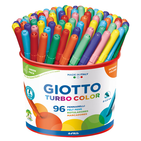 Fixky GIOTTO Turbo Color tenké 96 ks