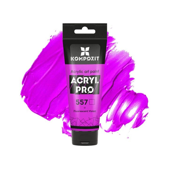 Fluorescenčná akrylová farba ACRYL PRO ART Kompozit 75 ml | rôzne odtiene — obrázok 8