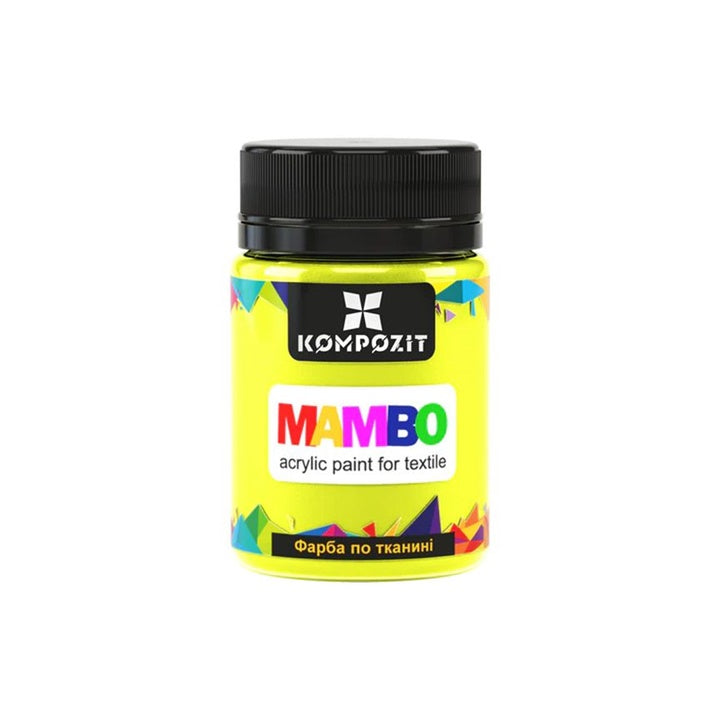Fluorescenčná farba na textil a kožu MAMBO 50 ml | rôzne odtiene — obrázok 4