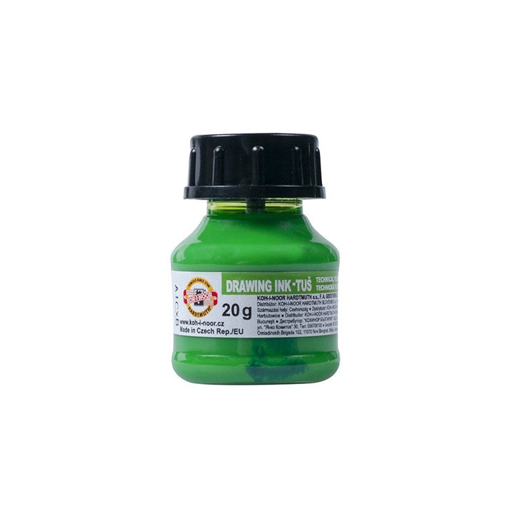 Fluorescenčný technický atrament Koh-I-Noor 20 g – Zelená