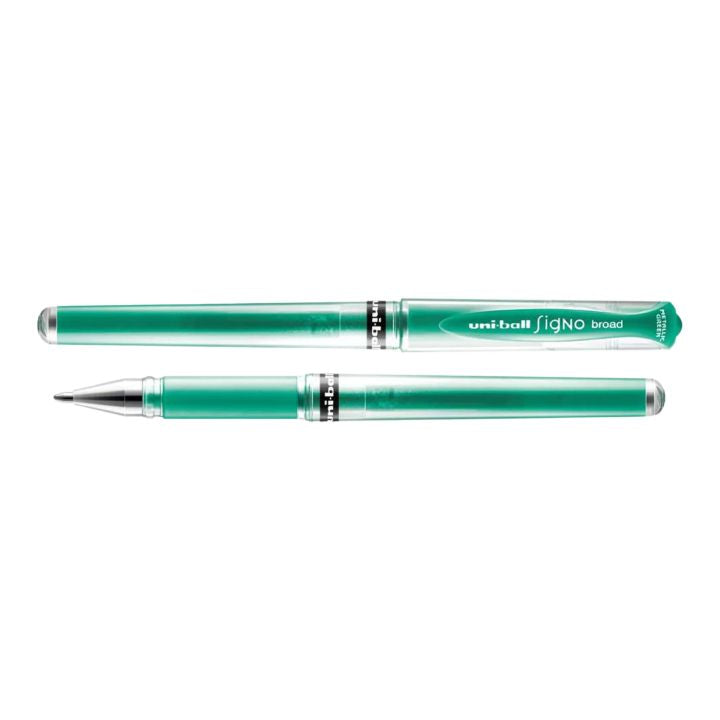 Gélové pero UNI SIGNO UM-153 1.0 mm – metalicky zelená