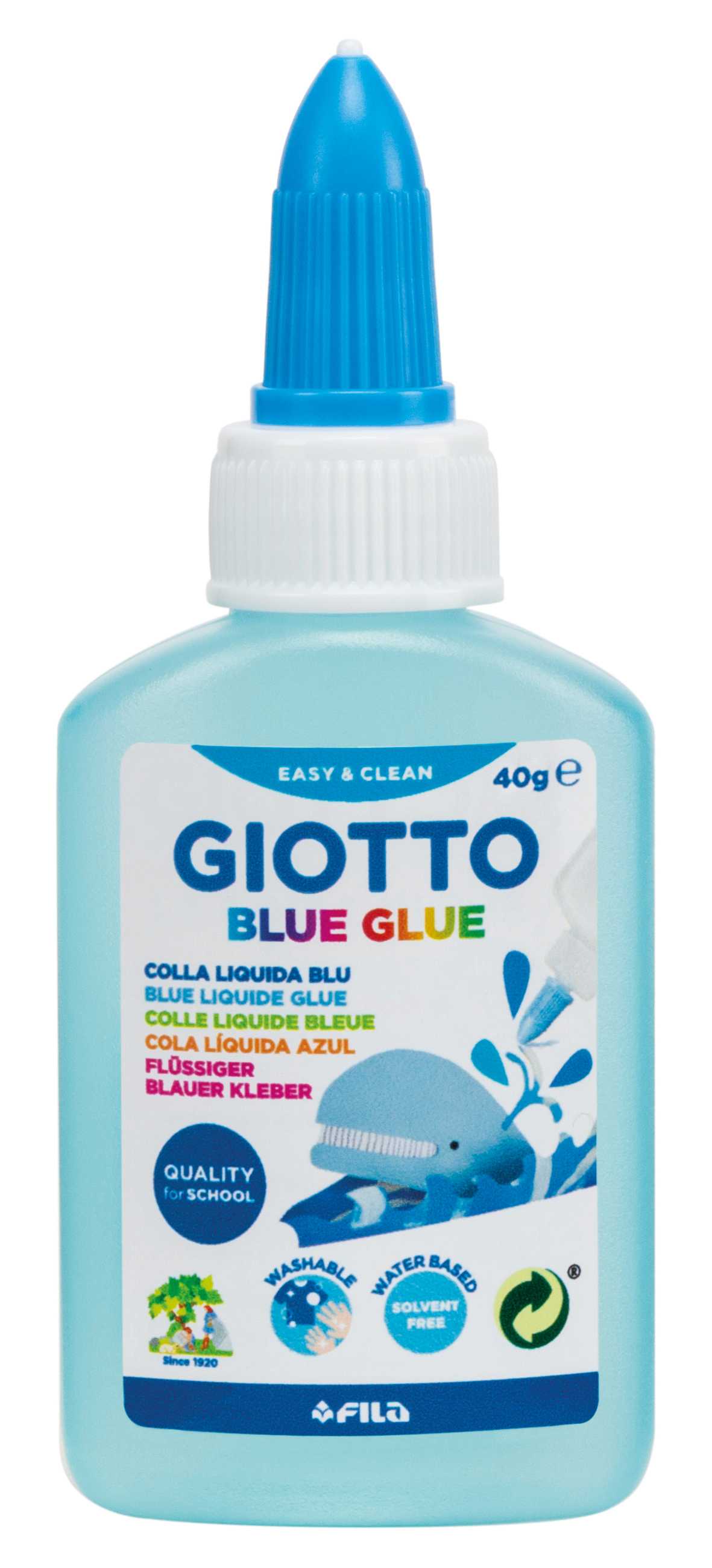GIOTTO Blue Glue tekuté modré lepidlo s presnou špičkou 40 ml