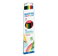 GIOTTO Colors 3.0 šesťhranné pastelky – 6 ks