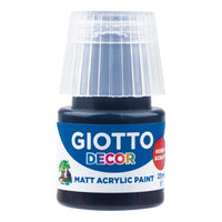 Giotto Decor akrylová farba matná 25 ml – čierna