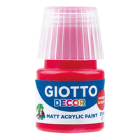 Giotto Decor akrylová farba matná 25 ml – šarlátová červená