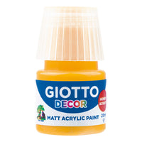 Giotto Decor akrylová farba matná 25 ml – tmavožltá
