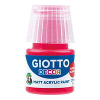 Giotto Decor akrylová farba matná 25 ml – rumelková červená