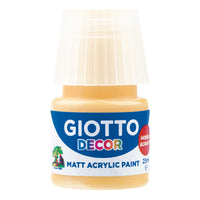 Giotto Decor akrylová farba matná 25 ml – zlatožltá