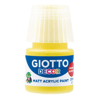 Giotto Decor akrylová farba matná 25 ml – žltá