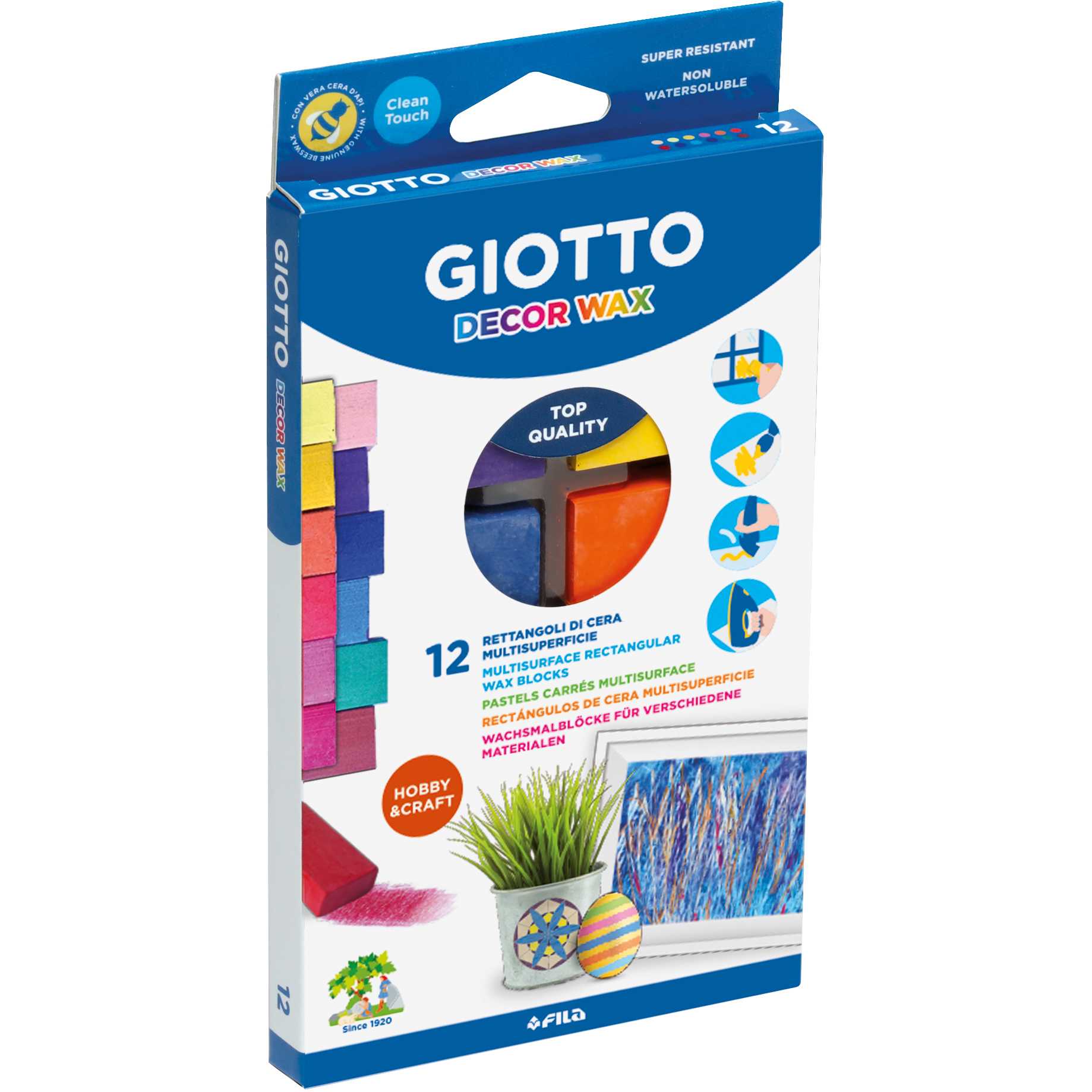 GIOTTO Decor Wax voskové bloky na všetky povrchy 12 ks