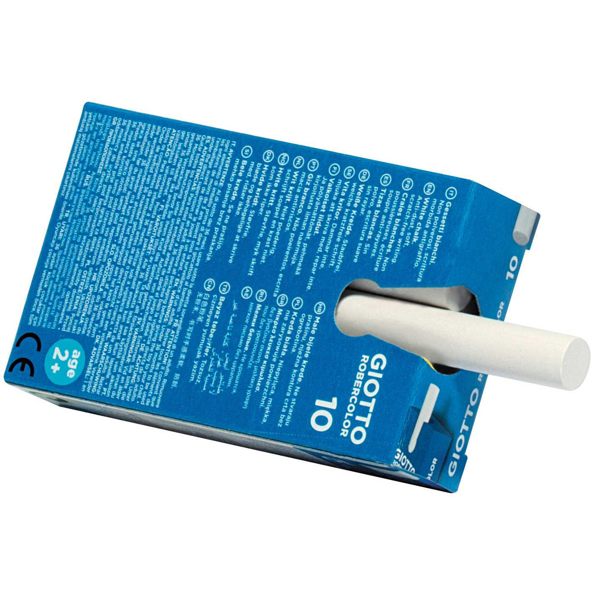 Biele bezprašné kriedy GIOTTO Robercolor 10 ks