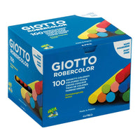 giotto robercolor bezprašné kriedy 100 ks – farebné