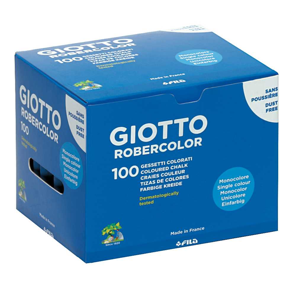 giotto robercolor bezprašné kriedy 100 ks