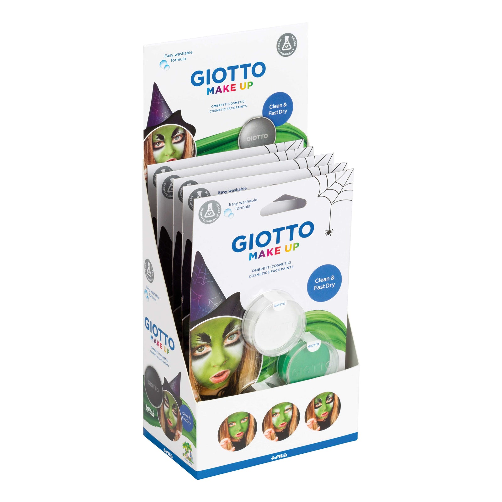GIOTTO sada farieb na tvár Čarodejnica 3 x 5 ml