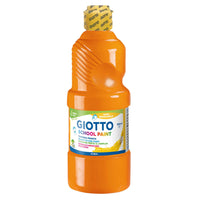 GIOTTO School Paint umývateľná temperová farba 500 ml – oranžová