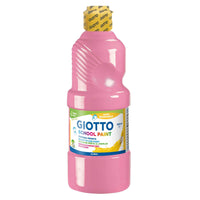 GIOTTO School Paint umývateľná temperová farba 500 ml – ružová