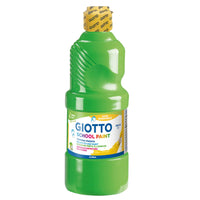 GIOTTO School Paint umývateľná temperová farba 500 ml – trávová zelená