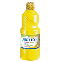 GIOTTO School Paint umývateľná temperová farba 500 ml – žltá