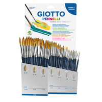 GIOTTO Taklon školské štetce Séria 500 mix display 84 ks