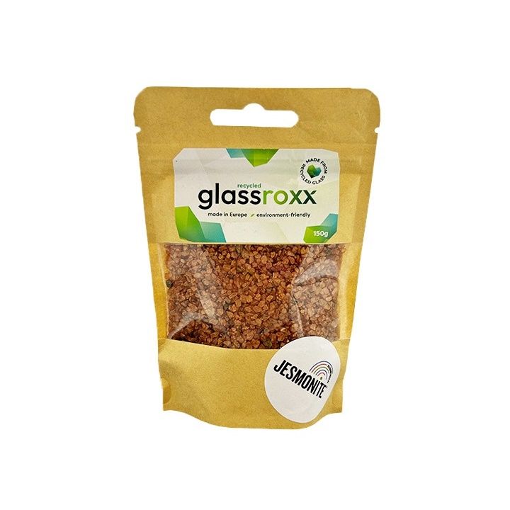 Sklenený granulát Glassroxx Jesmonite 150 g – Bronzová