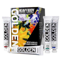 GOLDEN Heavy Body sada akrylových farieb Traditional 7 x 22 ml