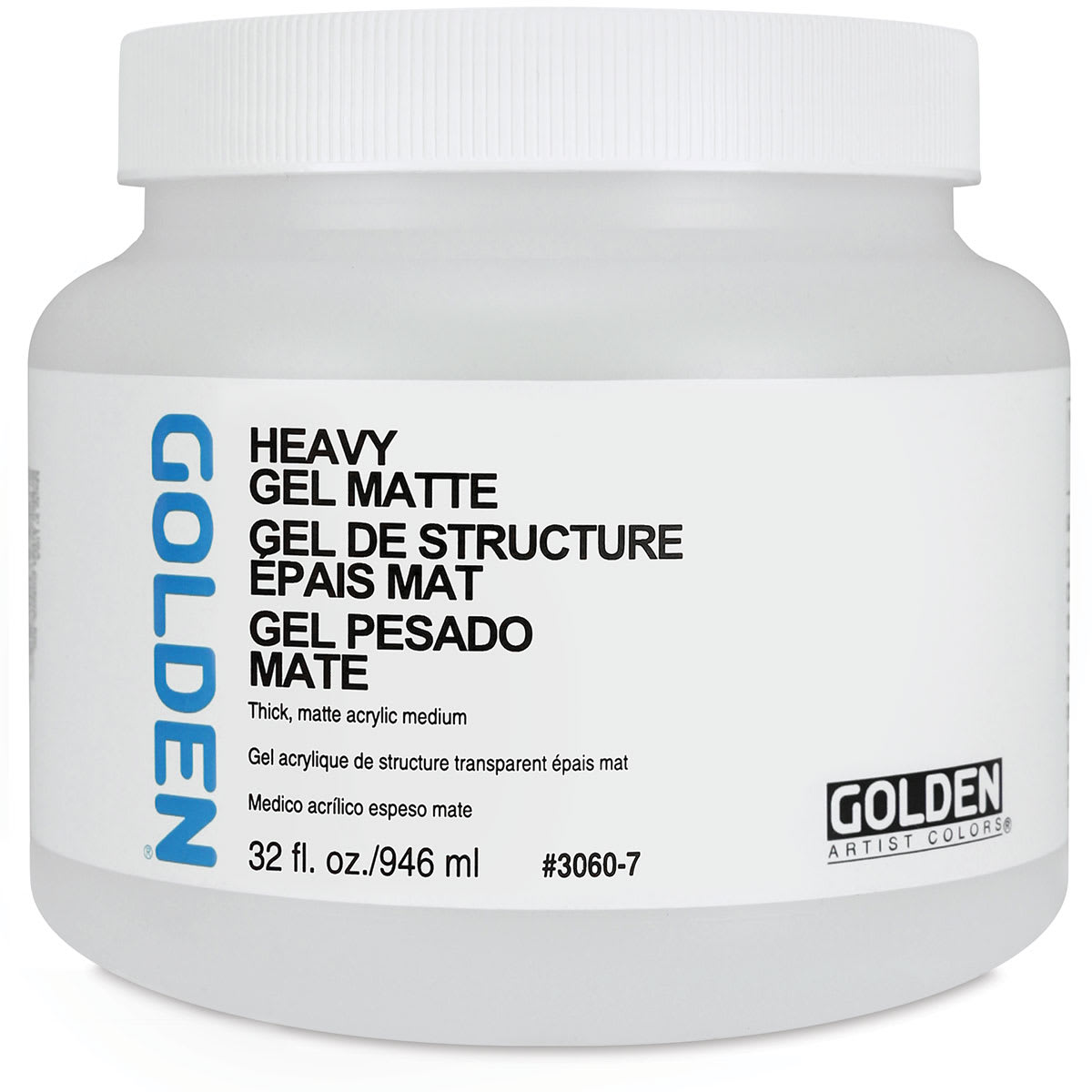 GOLDEN Heavy Gel Matte hustý akrylový gél matný