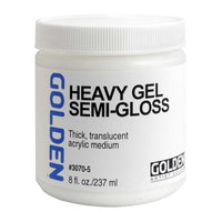 GOLDEN Heavy Gel Semi-Gloss hustý akrylový gél pololesklý