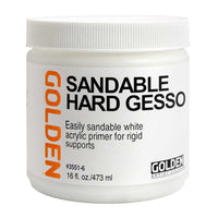 GOLDEN Sandable Hard Gesso biely akrylový brúsiteľný šeps