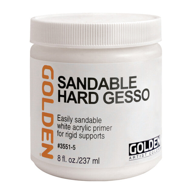 GOLDEN Sandable Hard Gesso biely akrylový brúsiteľný šeps