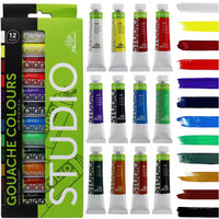 Gvašové farby Phoenix 12 x 12 ml