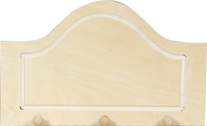 Hanger, arched, buttons 15,5 cm – malý ( 3 ) 25 x