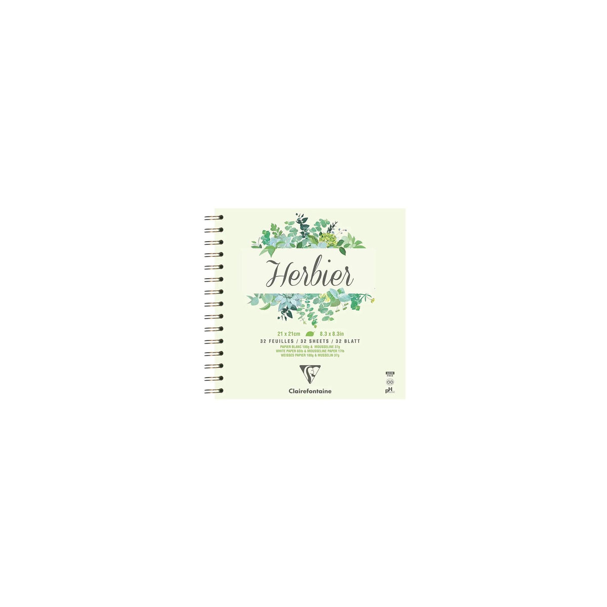 Herbár Clairefontaine 180 g/m² 21 x 21 cm - 32 listov