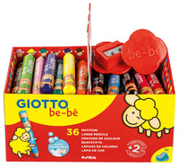 Hrubé guľaté pastelky GIOTTO be-bè školské balenie