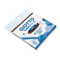 Hrubé umývateľné fixky GIOTTO Turbo Maxi 5 mm – hnedá