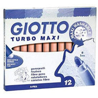 Hrubé umývateľné fixky GIOTTO Turbo Maxi 5 mm – telová ružová