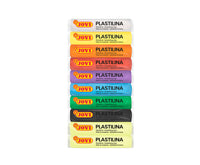 JOVI Glow prírodná plastelína 10 x 15 g – 8 farieb + 2 svietiace v tme