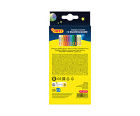 JOVI Glow prírodná plastelína 10 x 15 g – 8 farieb + 2 svietiace v tme